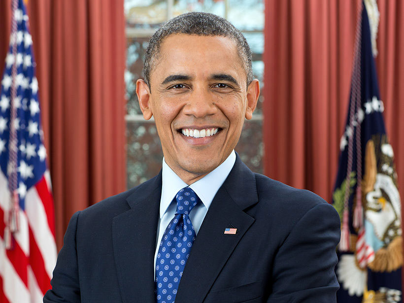 Sonrisas de famosos: Obama